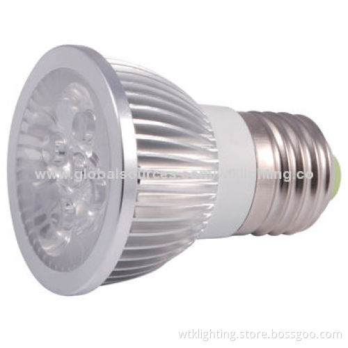 4W LED Spotlight Bulb, GU10 MR16 E27, CE/RoHS Mark, 85-265V AC, Bridgelux/Epistar/Epileds LED Chip